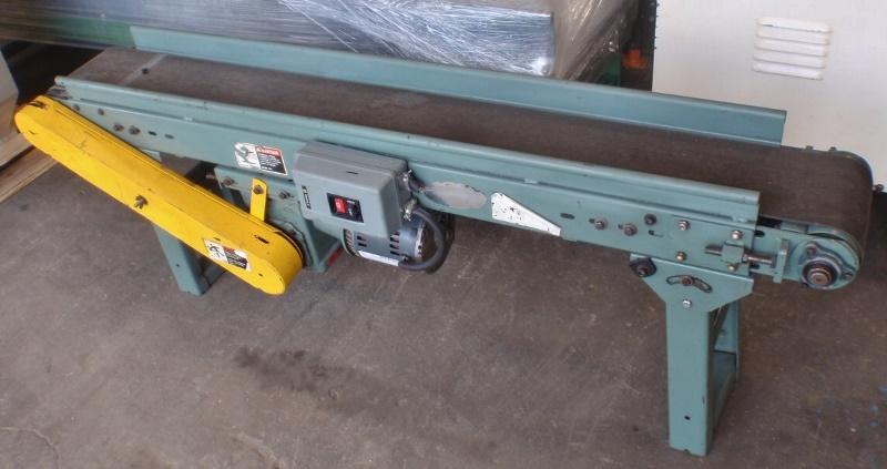 Hytrol Unknown Model 9 Wide 70 Long Flat Belt Conveyor Garden City Plastics